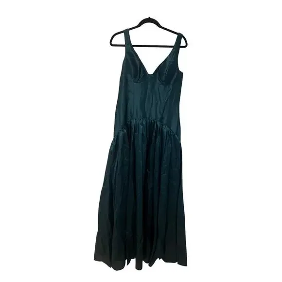 Hutch Women's Gabriella V-Neck Drop Waist Maxi Dress Sleeveless Size 8 NWOT - Picture 7 of 12